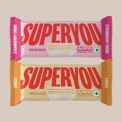 SuperYou: Strawberry & Cheese Power Duo(Pack of 10 each) | 10g Protein, 3g Fiber, No Added Sugar 400g
