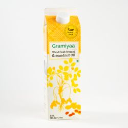 Gramiyaa: Gramiyaa Cold Pressed Groundnut Oil 1 Litre