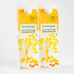 Gramiyaa: Gramiyaa Cold Pressed Groundnut Oil 2 Litre