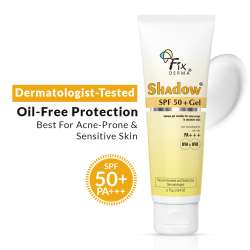 Fixderma: Shadow Sunscreen SPF 50+ PA+++ Gel Broad Spectrum Sunscreen -  75gm