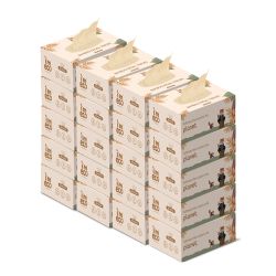 IMECO: Bamboo Facial Tissue | Soft & Highly Absorbent | 2-Ply | 100 Pulls Per Pack | Pack of 20