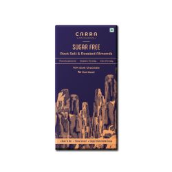 Carra: Rock Salt & Roasted Almonds in 70% Dark 50gm each