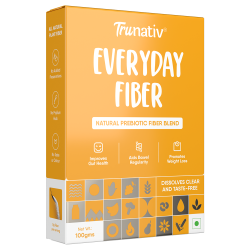 TruNativ: Everyday Fiber| Enhances Digestive Health- Unflavored - 100 gm