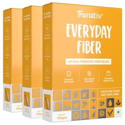 TruNativ: Everyday Fiber, Unflavored Powder,100g (Pack Of 3)