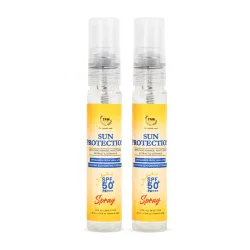 TNW - The Natural Wash: Sun Protection Spf 50 Spray Mini - 10 ml*2