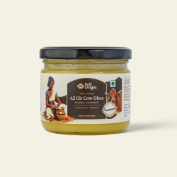 Soil Origin: A2 Gir Cow Ghee (Bilona Churned)  250ml