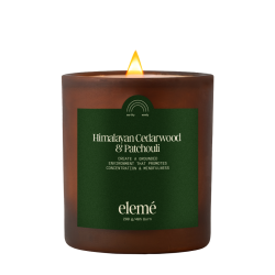 Eleme: Cedarwood & Patchouli Candle with Pure Essential Oils