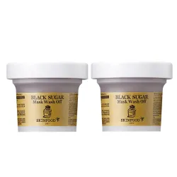 Skinfood: BLACK SUGAR MASK WASH OFF Pack of 2  15ml