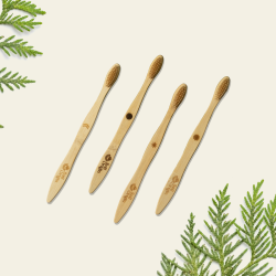 Soil Origin: Ultra Soft Bamboo Toothbrush  Set of 4