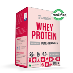 TruNativ: Pro Blend Whey Protein   Strawberry  216gm