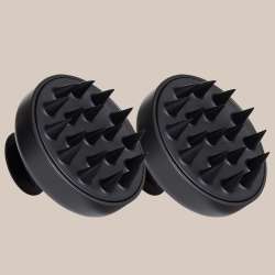 kindlife: Head Massager | Hair Massager for Hair Growth | Scalp Massager Shampoo Hair Brush, Exfoliating, Oil Massage, Anti-Dandruff Pack of 2