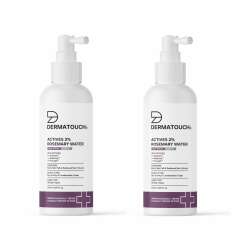 Dermatouch: DERMATOUCH ACTIVES 2% ROSEMARY WATER HAIR SPRAY - 50ML PACK OF 2