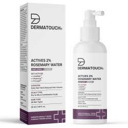 Dermatouch: DERMATOUCH Rosemary Water Spray For Hair Growth | Advance 2% Actives Rosemary, Redensyl, Anagain + Procapil Hair Spray Mist for Hair Fall Control, Stimulates Hair Growth, Adds Shine , Strengthens Hair | 50ml