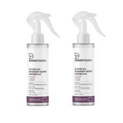 Dermatouch: DERMATOUCH ACTIVES 2% ROSEMARY WATER HAIR SPRAY - 200ML PACK OF 2
