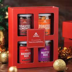 Omay Foods: Omay Foods Wholesome Treats New Years Gift Box   700gm