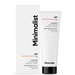 Minimalist: Multi Vitamin SPF 50 PA ++++ Hybrid Sunscreen - 50gm