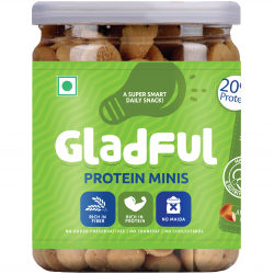 Gladful: Almondy Protein mini cookies for kids and families Cookies - 150 g