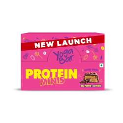 Yogabar: Protein Minis, 4gm Protein Bar Pack of 24 Bars, Coffee Crush