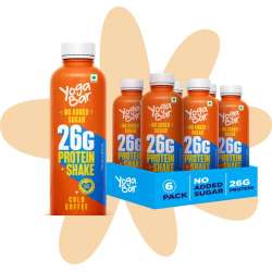 Yogabar: Protein drink  Cold Coffee 250gm Pack of 6