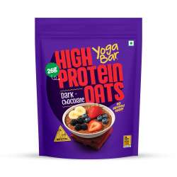 Yogabar: 26gm High Protein Oats 1kg , Dark Chocolate