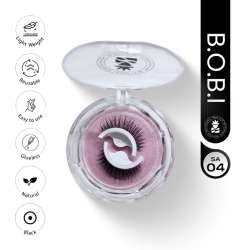 BOBI: Self-Adhesive Eyelashes SA04 - No Glue Reusable Stick-On False Eyelashes