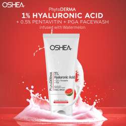 Oshea PhytoDERMA: PhytoDERMA Hydrating Face Wash with Hyaluronic Acid and Watermelon 100ml