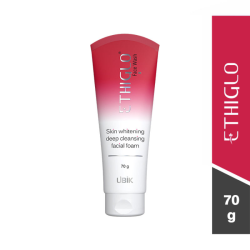 Ethiglo: Skin Whitening Deep Cleansing Facial Foam Face Wash 70gm