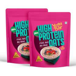 Yogabar: 26g High Protein Oats |Fruit and Nut 1kg | Pack of 2
