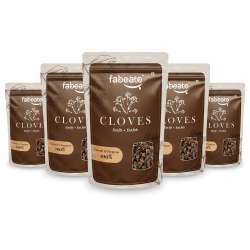 Fabeato: Fabeato Natural Premium Whole Cloves (Laung) 200Gm Pack of 5