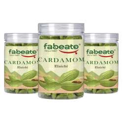 Fabeato: Fabeato Whole Green Cardamom Bold Premium Elaichi 50g Pack of 3
