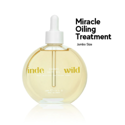 Inde Wild: Champi Hair Oil With Bhringraj, Brahmi & Amla For Regrowth, Hairfall & Dandruff Control 130ml