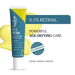 Bake Cosmetics: 0.1% Retinaldehyde Night Renewal Cream Anti-Aging Face Cream, Firms Skin, Reduces Fine Lines & Wrinkles 30gm