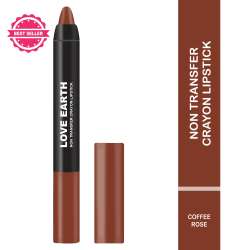 Love Earth: Transfer Proof Crayon Lipstick-Coffee Rose