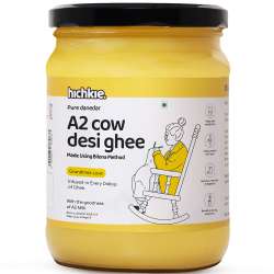 Hichkie: A2 Cow Desi Ghee| Bilona Method | Curd-Churned | Lab Tested |500ml
