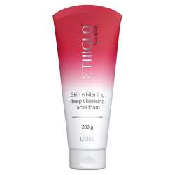 Ethiglo: Deep Cleansing Facial Foam Face Wash for Healthy, Soft and Smooth Skin | Removes Dirt, Impurities and Excess Oil | Suitable for All Skin Types - 200gm