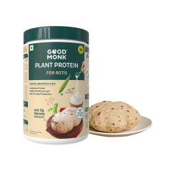 Good Monk: Plant Protein for Rotis: 5gm Protein / Roti with No Change in Taste | 100% Clean & Complete Protein I 35 Serves