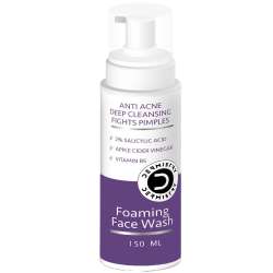 Dermistry: 2% Salicylic Acid Niacinamide Foaming Face Wash for Oily Acne Prone Skin Open Pore Pimples 150ml