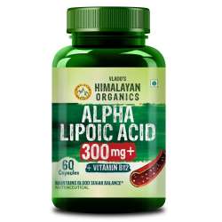 Vlado's Himalayan Organics: Alpha Lipoic Acid 300mg | Boost Liver Function, Healthy Blood Sugar, Antioxidant | Good For Nerves And Heart Functioning - 60 Veg Capsules