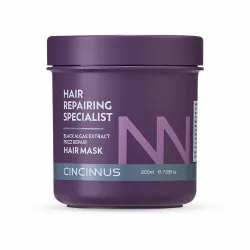 CINCINNUS: Black Algae Extract Frizz Repair Hair Mask 200ml