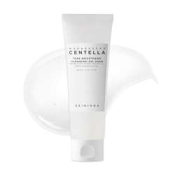 SKIN1004: Madagascar Centella Tone Brightening Cleansing Gel Foam  | Calming Care | Sensitive Skin | Face Cleanser | Deep Cleansing | Pore Care | 125ml