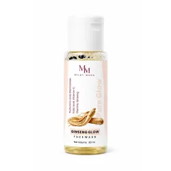 Milky Moon: Ginseng Glow Face Wash| Brightening Face Cleanser | Hydrating & Radiance Boosting Face Wash | 30ml