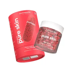YourHappyLife: Skin Capsules with Glutathione, Retinol & NAC | Skin Brightening Supplement | Smooth, Radiant & Clear Complexion Support | 60 Capsules