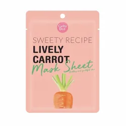 Cathy Doll: Lively Carrot Mask | Nourishing Facial Sheet Mask | 25gm