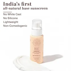 BiE: Sundaze Broad Spectrum Natural Sunscreen | SPF 35 PA+++ | No White Cast | All Skin Types | 50ml
