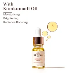 BiE: Illuminating Face Oil | With Kumkumadi Oil, Squalane & Licorice | For Glowing Skin | All Skin Types | 10ml