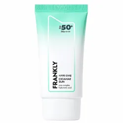 Frankly: Cicahae Sunscreen | SPF 50+ PA++++ | Centella Asiatica | Hyaluronic Acid | Calming | Sensitive Skin | Daily Sun Protection | Korean Skincare | 50ml