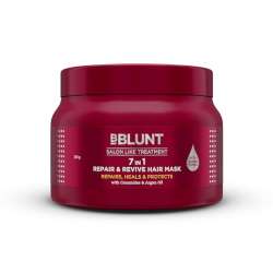 Bblunt: 7 In 1 Repair & Revive Hair Mask | Damage Repair | Deep Nourishment | Reduces Frizz | Strengthens Hair | Restores Shine | 250gm