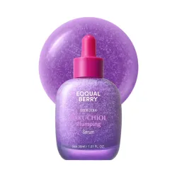 Eqqualberry: Bakuchiol Plumping Serum | Anti-Aging Face Serum | Firming | Fine Line Care | Collagen Boost | 30ml