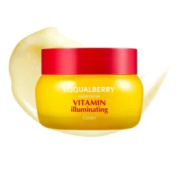 Eqqualberry: Vitamin Illuminating Cream | Brightening Face Cream | Glow Boost | Dark Spot Care | Moisturizing | 50ml