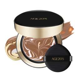 Age 20's: Signature Essence Pact Intense Cover SPF50 35N | Cushion Foundation | Full Coverage | Long-Lasting | SPF Makeup | 14gm